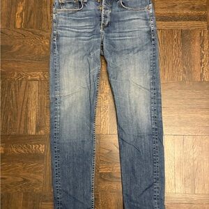 rag & bone Medium Blue Wash Jeans Fit 2